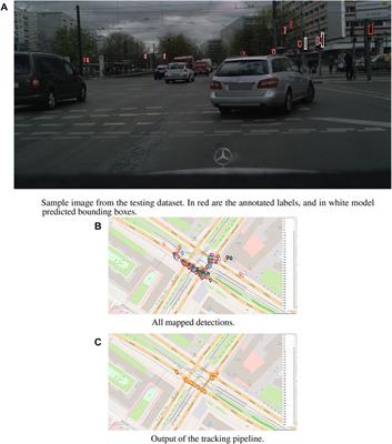 Traffic lights detection and tracking for HD map creation